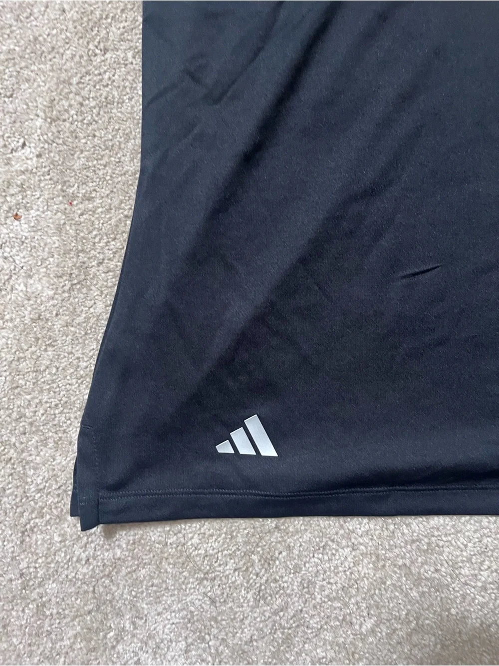 adidas Men’s Black Bridgestone Logo Golf Polo